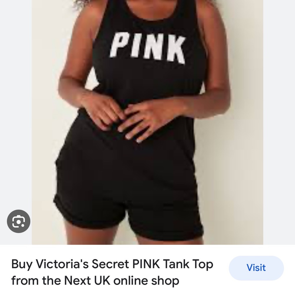 Victoria’s Secret Pink Open Back Tank Top
